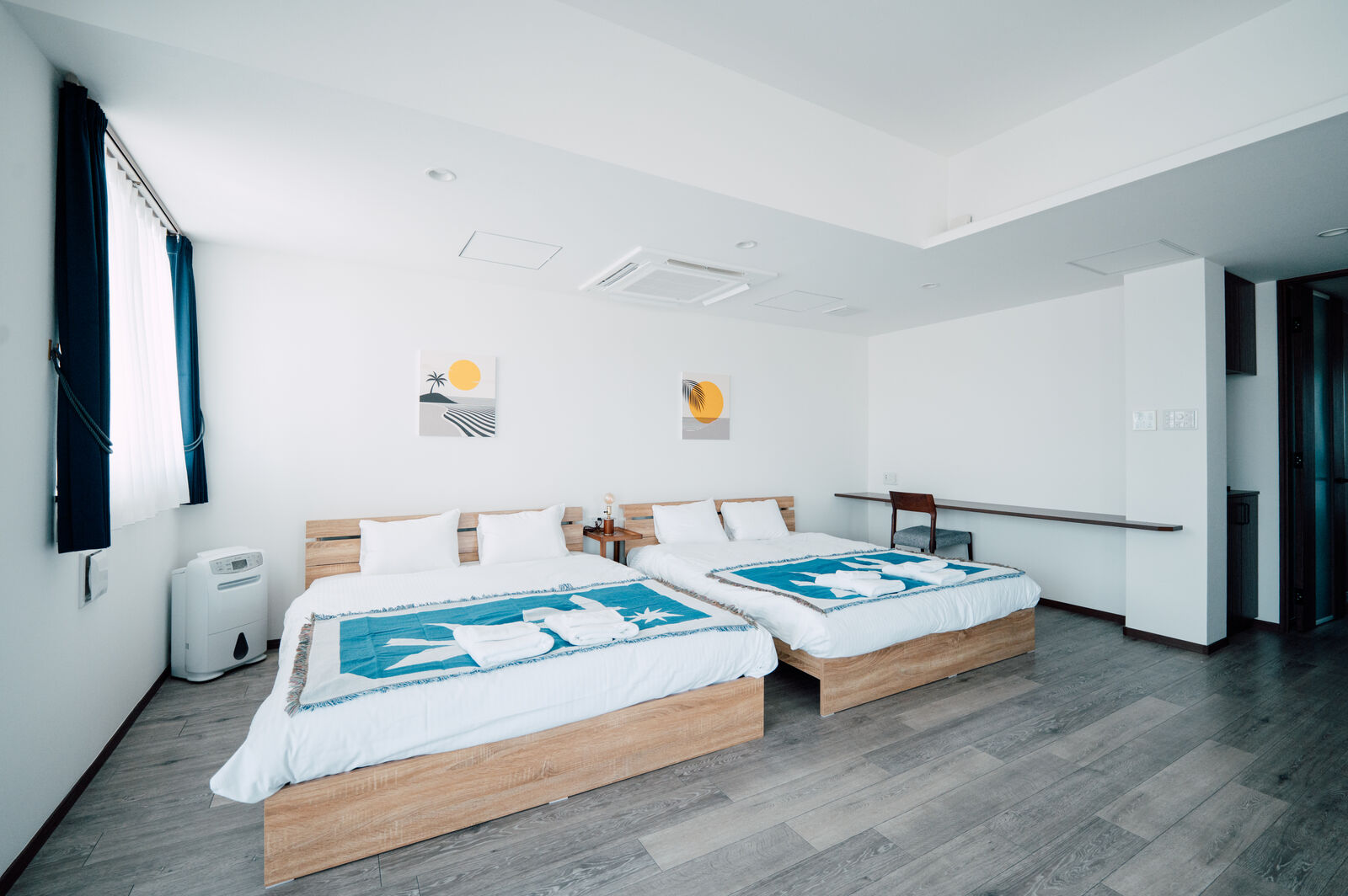 Araha ROOM 6F ベッドルーム全景
